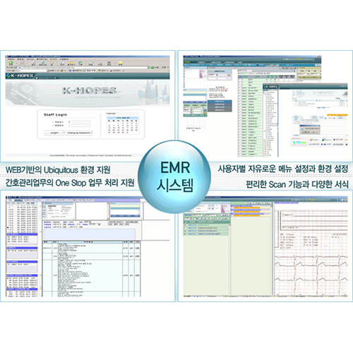 종합 의료정보 시스템 EMR 도입 사진